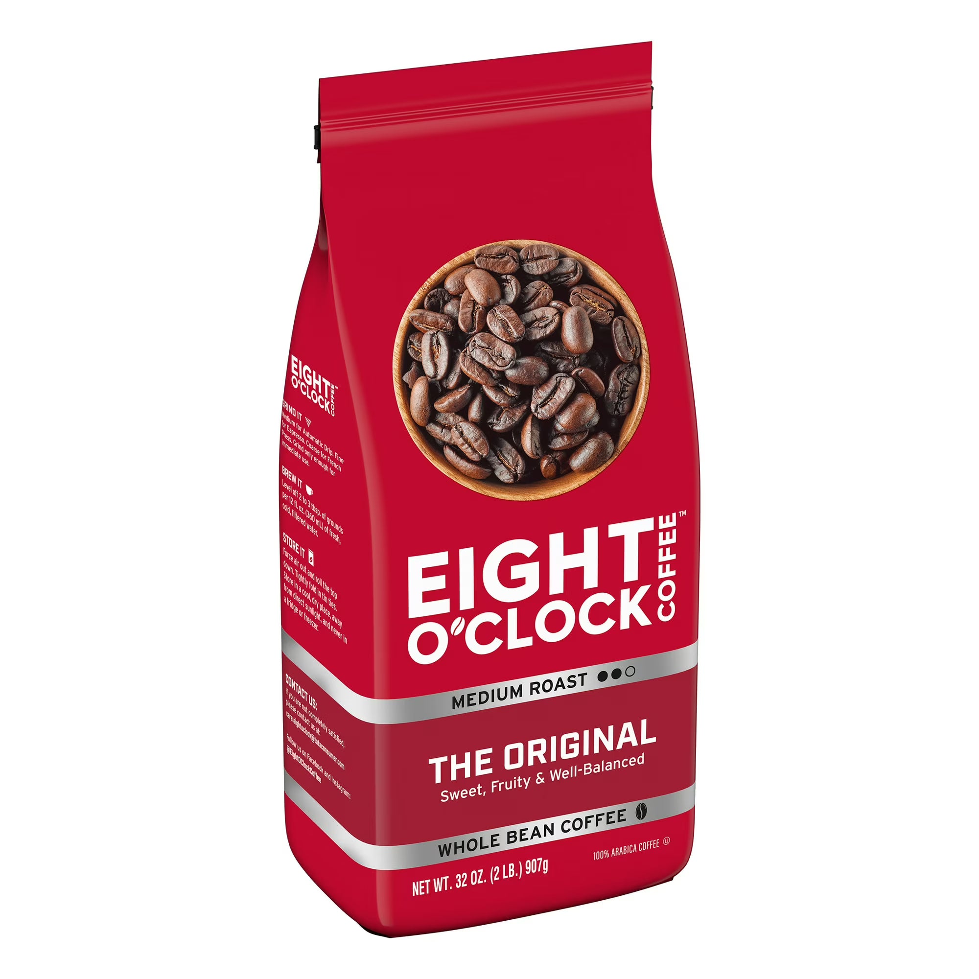 Eight O'Clock Coffee The Original Coffee – Medium Roast Whole Bean, 32 oz