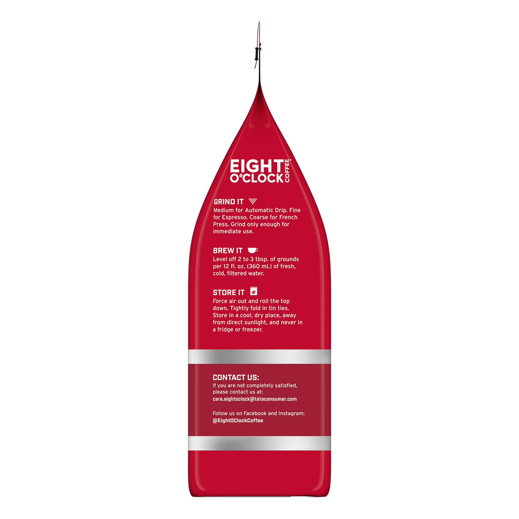 Eight O'Clock Coffee The Original Coffee – Medium Roast Whole Bean, 32 oz