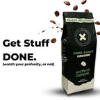 Black Insomnia Ground Coffee – World's Strongest Dark Roast, 1 lb