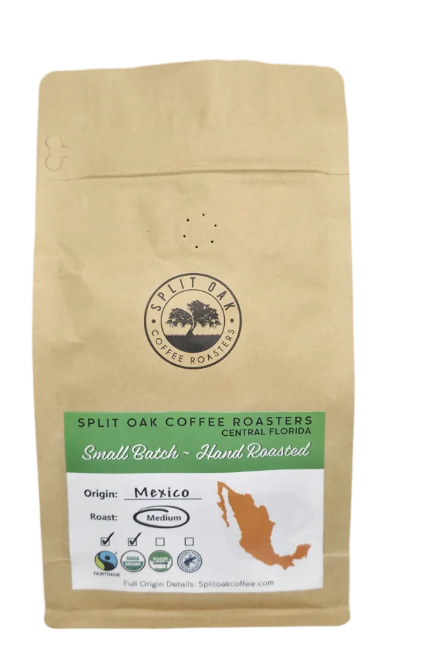 Organic Mexican Coffee – Hand Roasted Whole Bean, Medium Roast