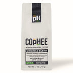 COpHEE Low Acid Coffee – Medium Roast Ground Arabica, 12 oz