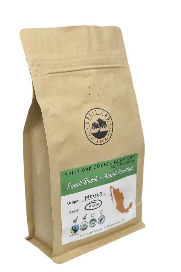 Organic Mexican Coffee – Hand Roasted Whole Bean, Medium Roast