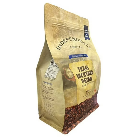 Independence Coffee Texas Back Yard Pecan Coffee – Medium Roast, 2.5 lb