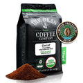 The Bean Organic Coffee Company Water Processed DECAF Chocolate Macadamia Nut Coffee – Medium Roast Ground, 16 oz