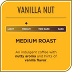 Don Francisco's Premium Vanilla Nut Coffee – Medium Roast Whole Bean, 20 oz