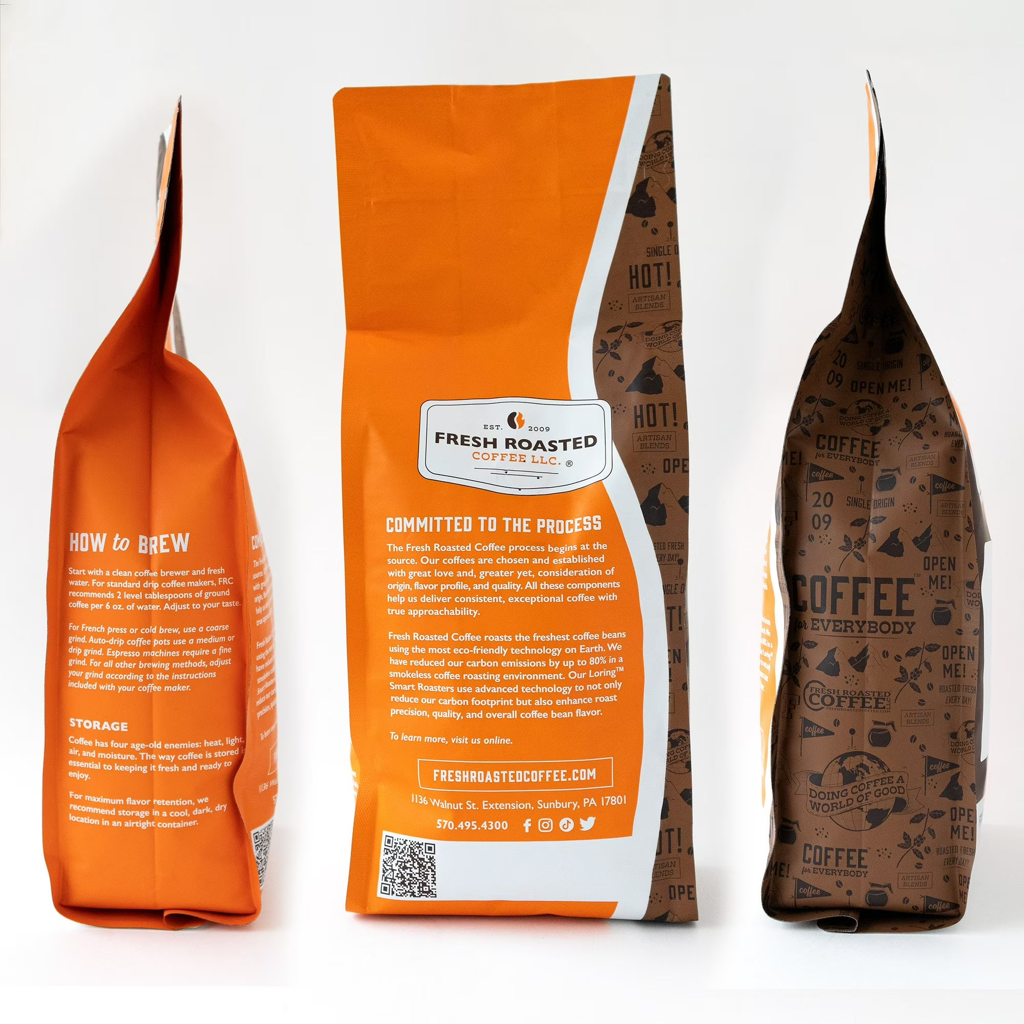 Fresh Roasted Coffee Ethiopian Yirgacheffe Coffee – Medium Roast Drip Ground, 32 oz (2 lb)